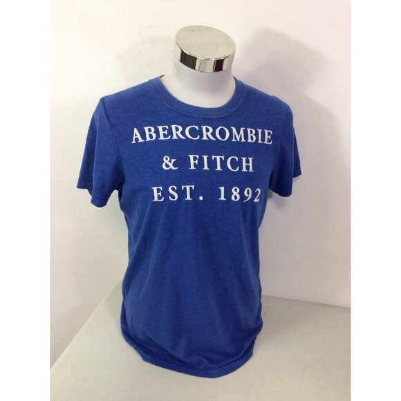 Abercrombie & Fitch Vintage T Shirt Muscle Fit Spell Out Mens Medium - Picture 4 of 6